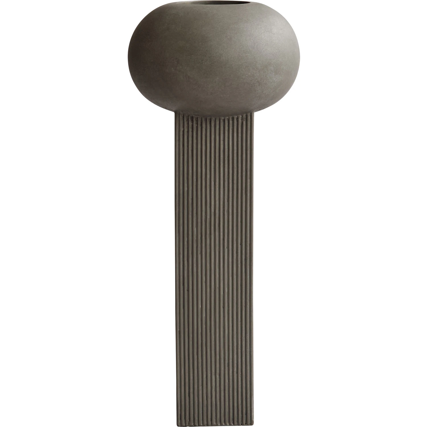 101 Copenhagen Empire Vase 595 Mm M&oslash;rkegr&aring; - Vaser Keramik Dark Grey - 223034