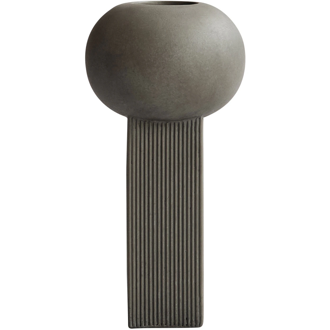 101 Copenhagen Empire Vase 300 Mm M&oslash;rkegr&aring; - Vaser Keramik Dark Grey - 245038
