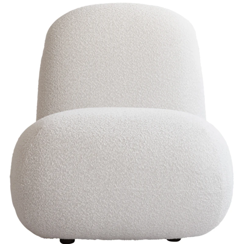 Toe Flat Lænestol, Offwhite Bouclé