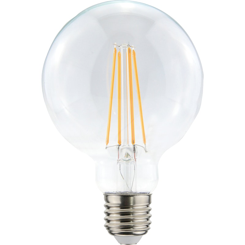 LED Decor Filament G95 5W E27 300lm Clear, Dæmpbar