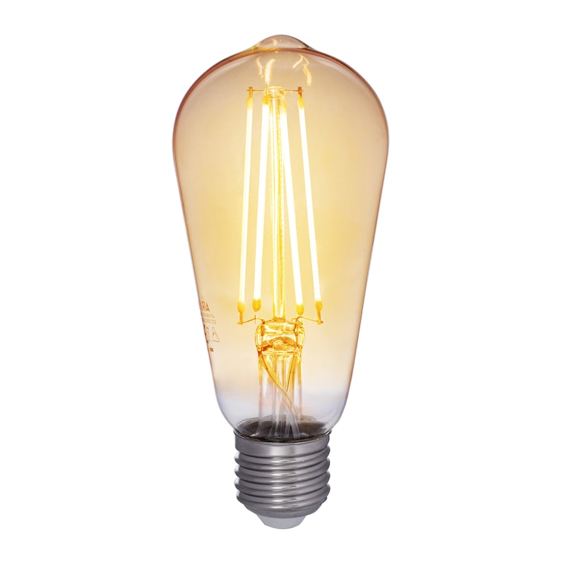 LED Filament Amber E58 4,5W E27 360lm Dæmpbar