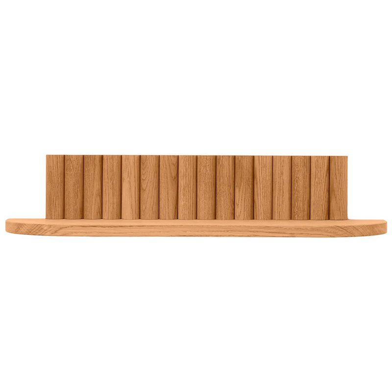 Pillar Væghylde 60 cm, Olieret Eg