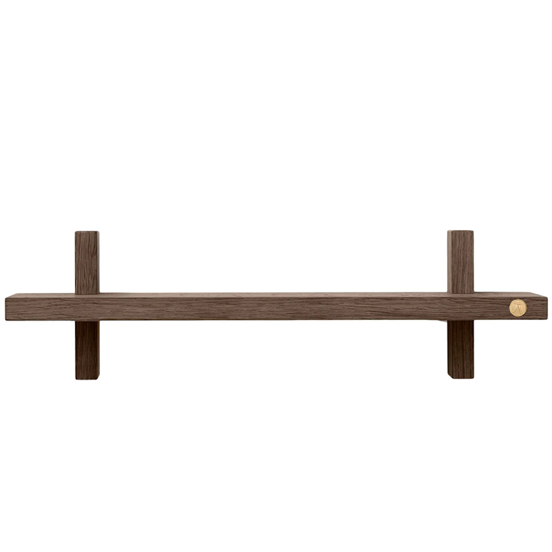 Treat Væghylde 50 cm, Røget Eg