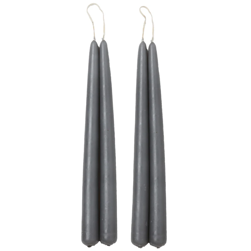 Blossom Stearinlys 4-pak, City Grey