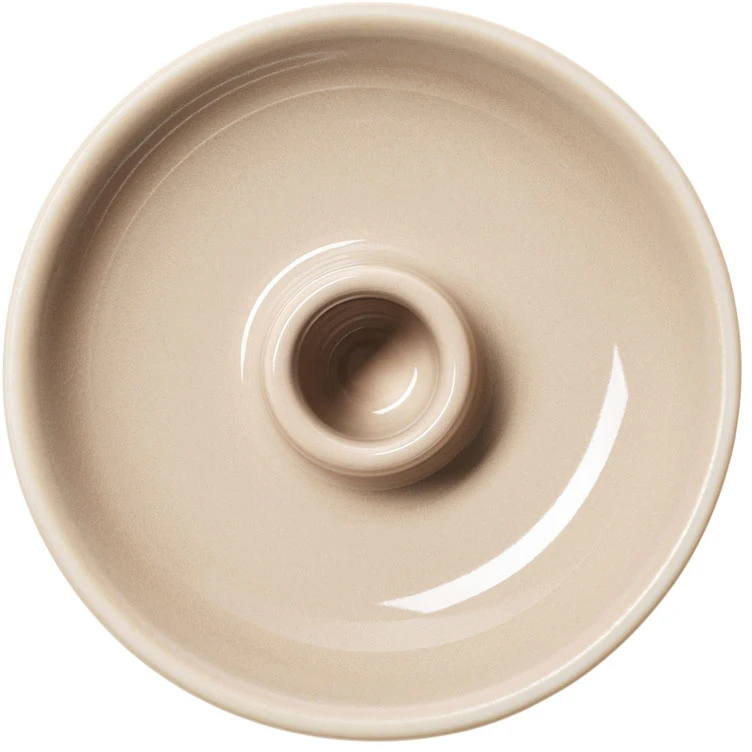 Arabia Kirnu Lysestage 11x3,5 Cm - Lysestager Vitroporcelain Beige - 1080015