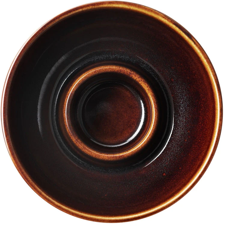 Arabia Kirnu Lysestage 11x5 Cm - Fyrfadsstager Vitroporcelain Brun - 1080020