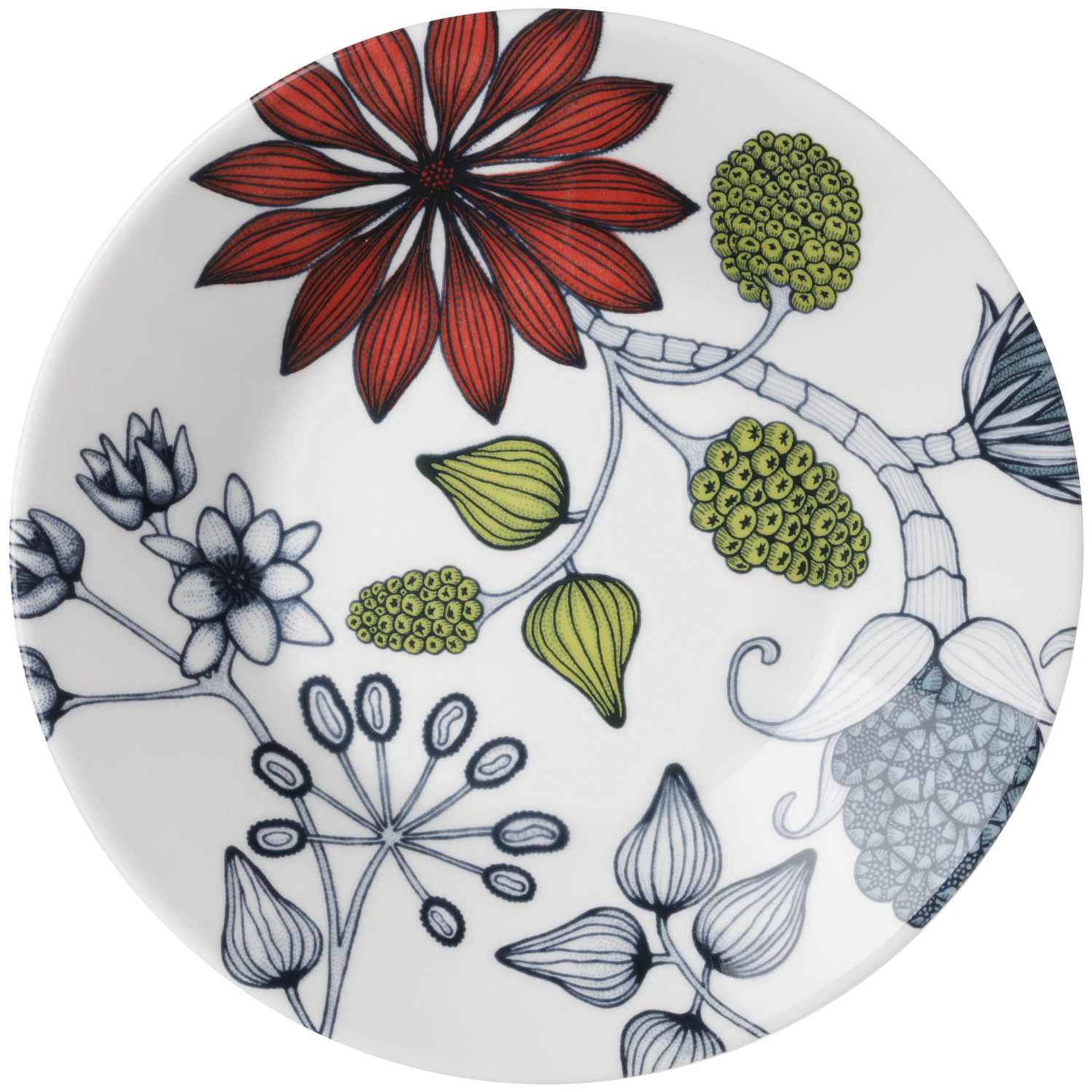 Arabia Runo Tallerken Sommerstr&aring;le 16,5 Cm - Asietter Porcel&aelig;n Multi - 1005424