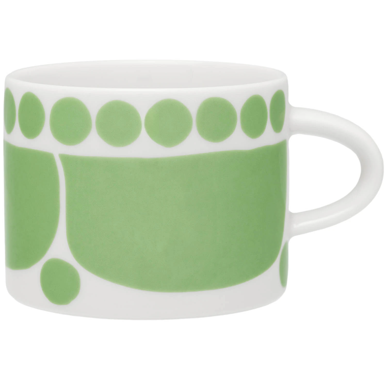 Arabia Sunnuntai Kop 28 Cl - Kaffekopper Porcel&aelig;n Gr&oslash;n - 1077658