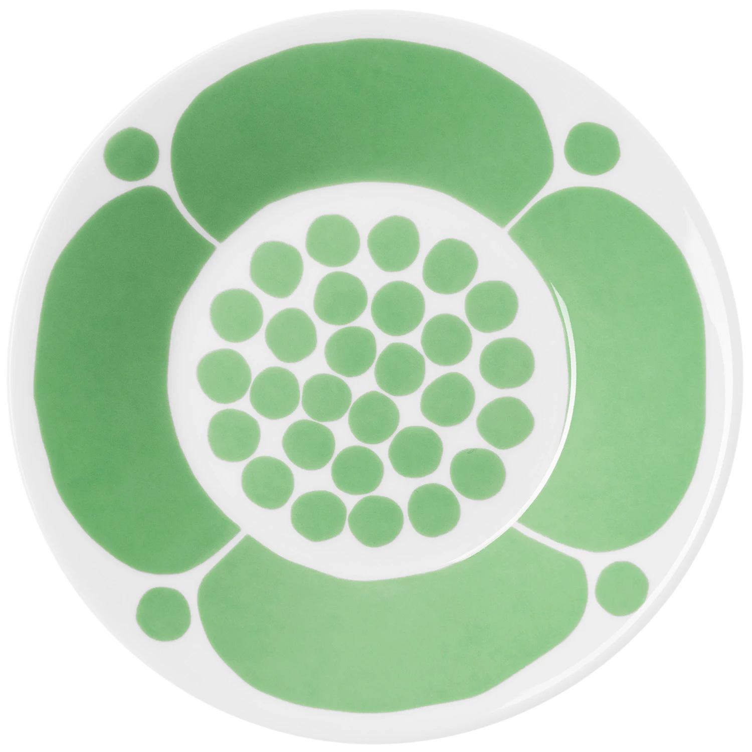 Arabia Sunnuntai Tallerken 16,5 Cm - Kagetallerken & Desserttallerken Porcel&aelig;n Gr&oslash;n - 1077659