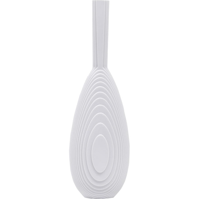 Flow Vase Hvid, Teardrop