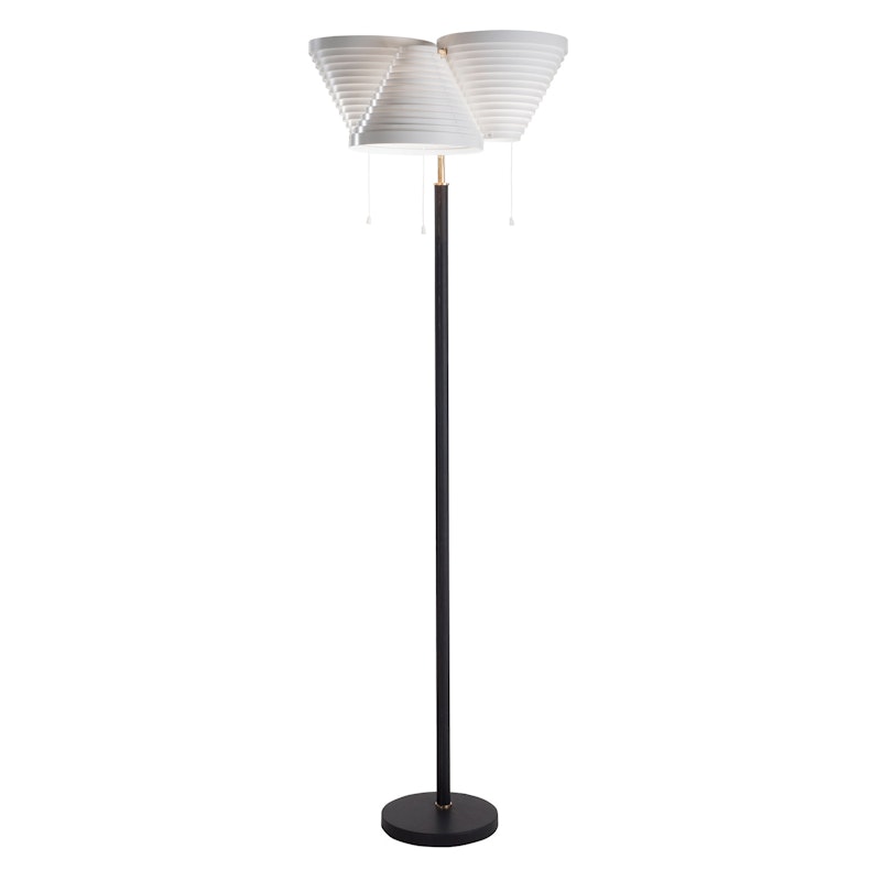 A809 Gulvlampe, Poleret Messing