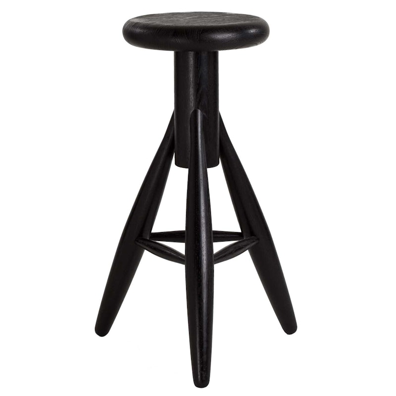 Rocket Stool, Sort Lak