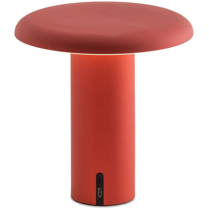 Takku Bordlampe Bærbar, Anodized Red