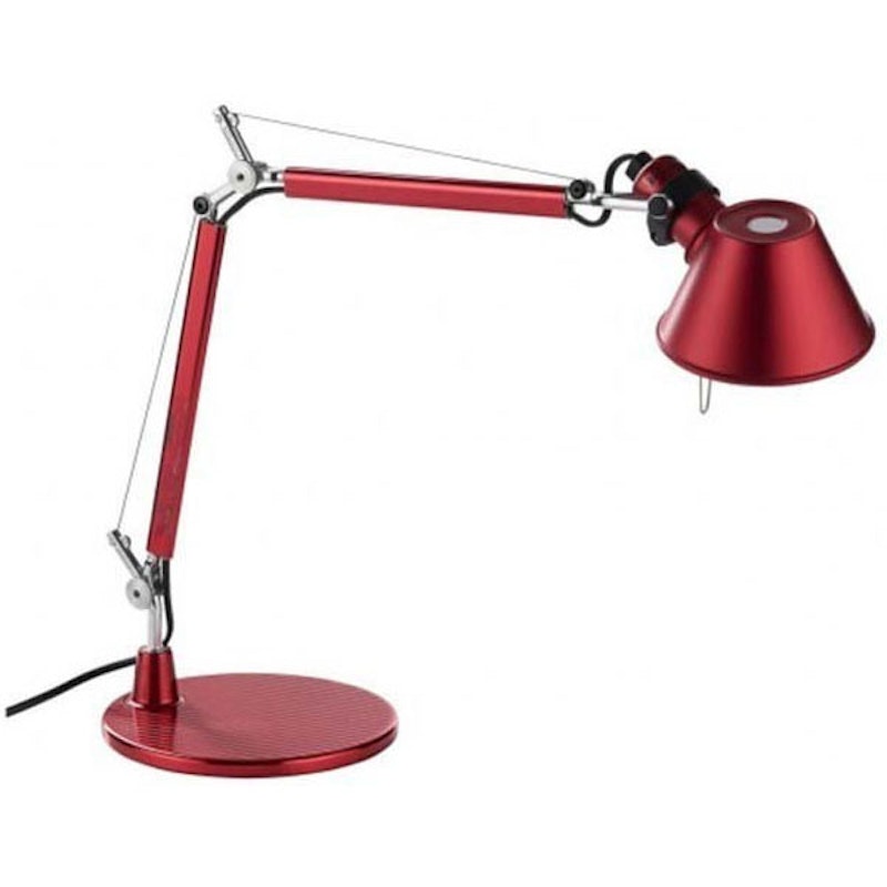 Tolomeo Micro Bordlampe, Anodiseret Rød