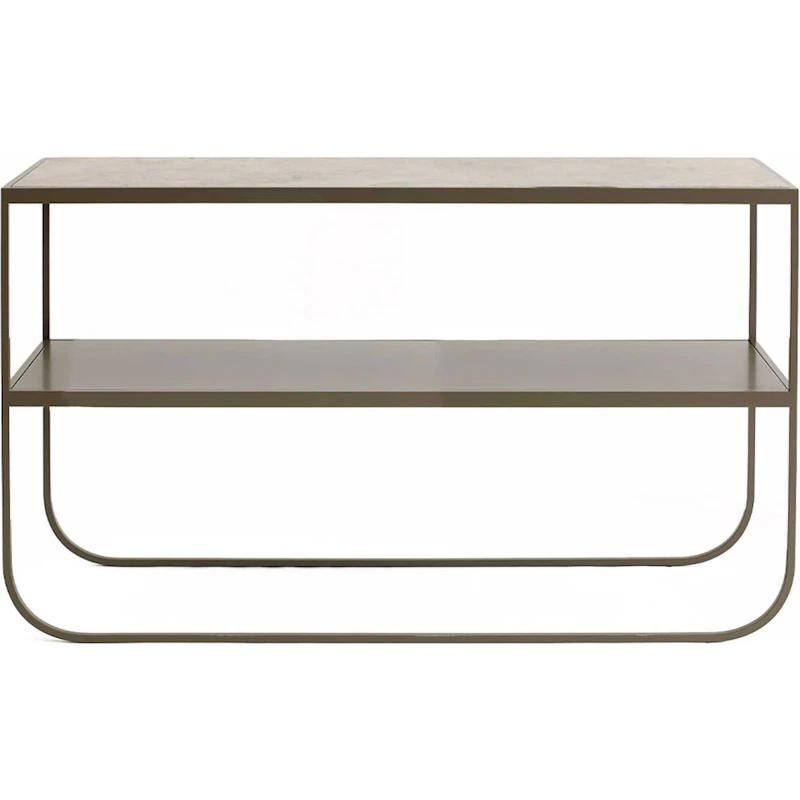 Tati Console 120 Sidebord, Nougat / Jurakalksten