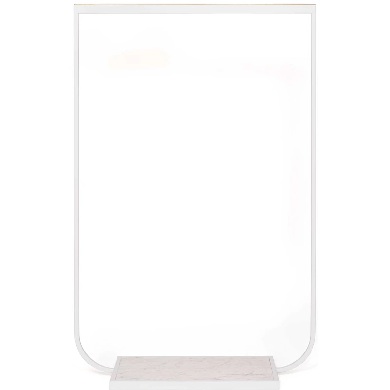 Tati Knagerække 100 cm, Hvid / Carrara Marmor