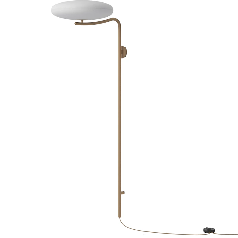 Model 2065 Væglampe, Hvid / Champagne