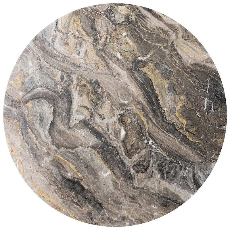 Androgyne Bordplade Ø65 cm, Grey Galaxy