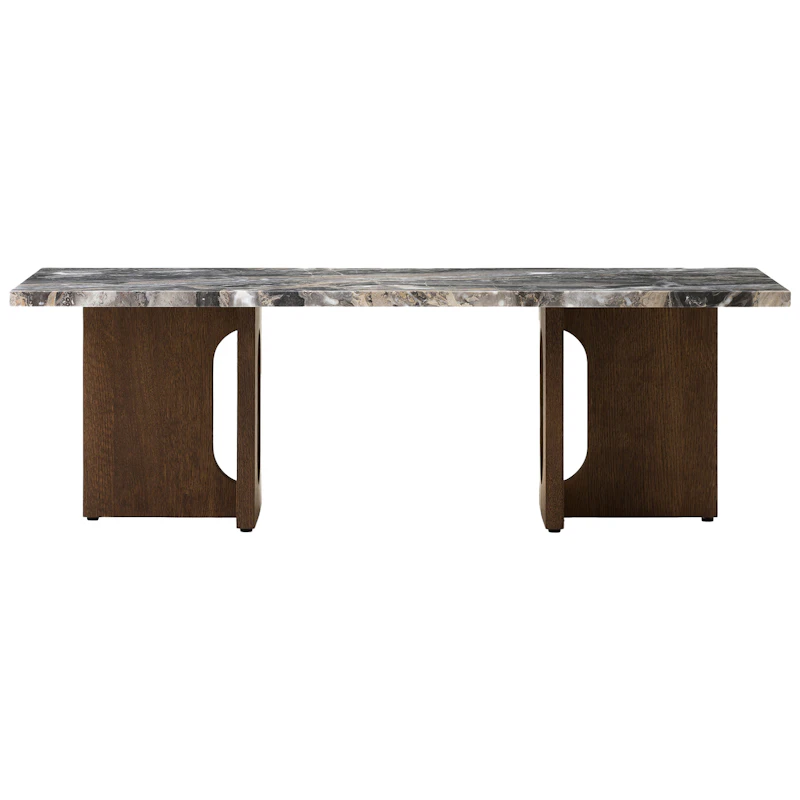 Androgyne Loungebord, Mørkbejdset Eg / Grey Galaxy