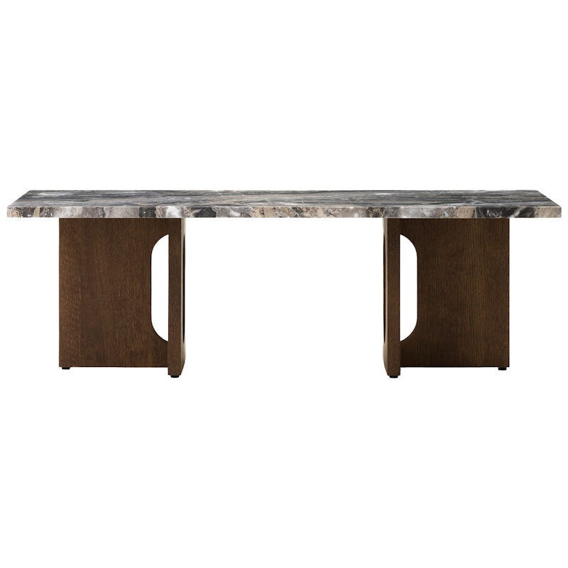 Androgyne Loungebord, Mørkbejdset Eg / Grey Galaxy