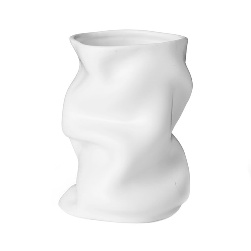 Collapse Vase 20 cm, Hvid