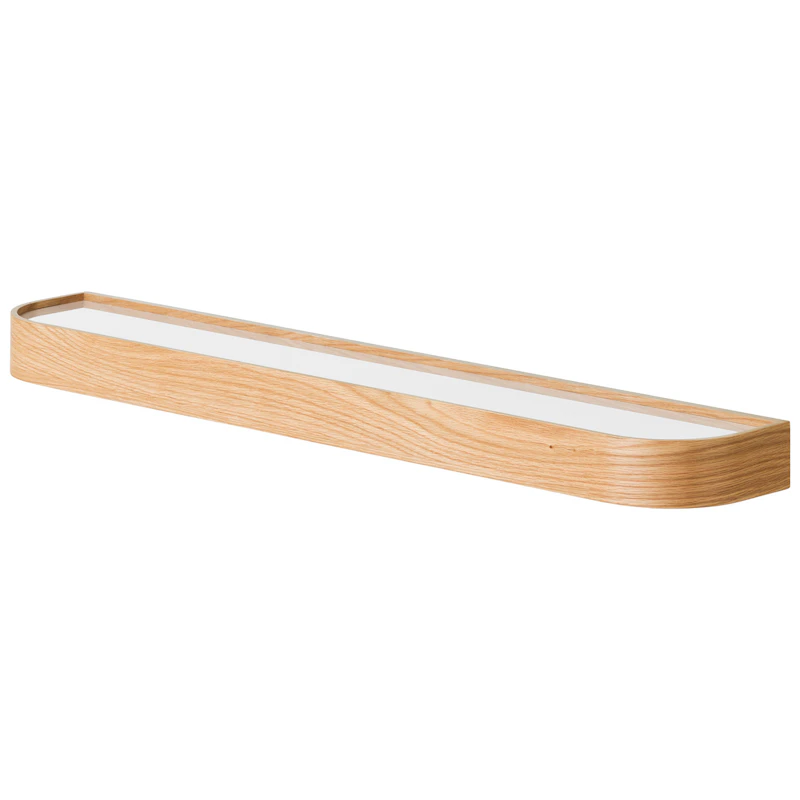 Epoch Hylde Med Knagerække 118 cm, Naturlig Eg / Fog