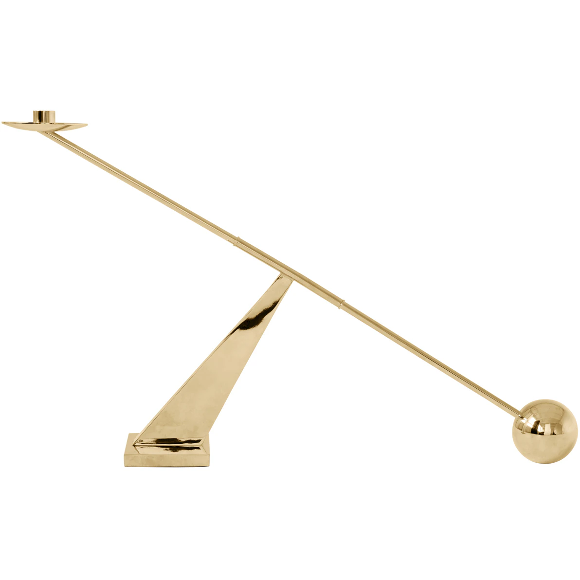 Audo Copenhagen Interconnect Lysestage - Lysestager Messing - 71033-001061