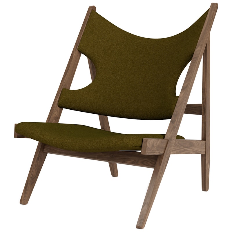 Knitting Loungestol, Valnød / Sahco Baru 0950