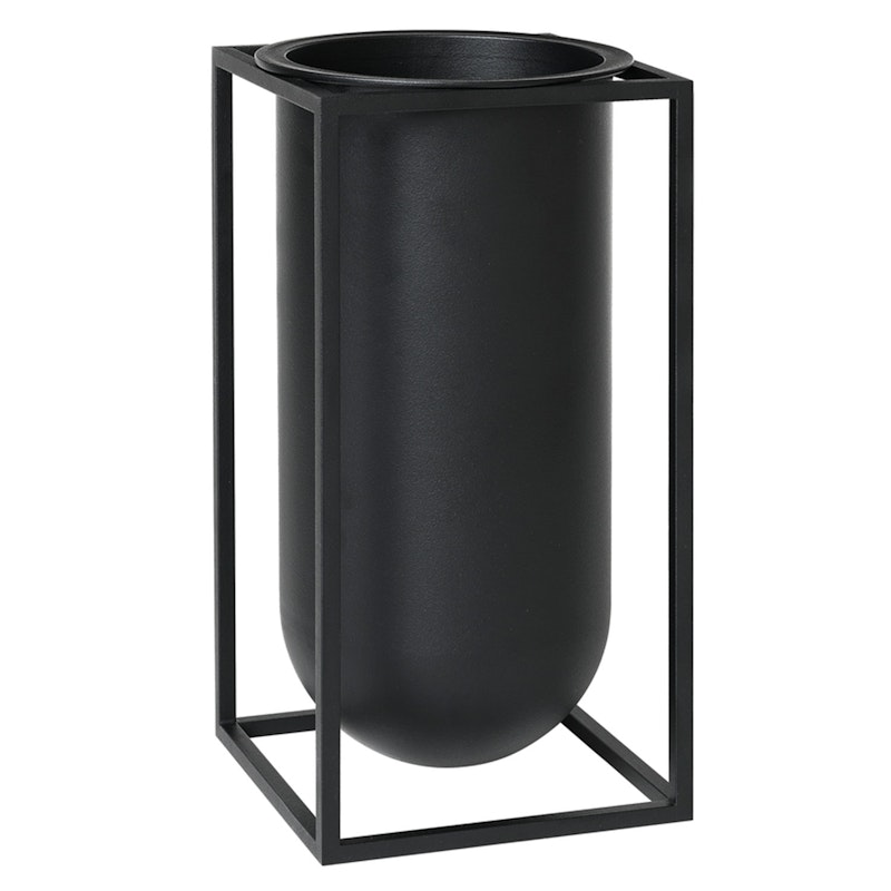Kubus Vase Lolo, Black