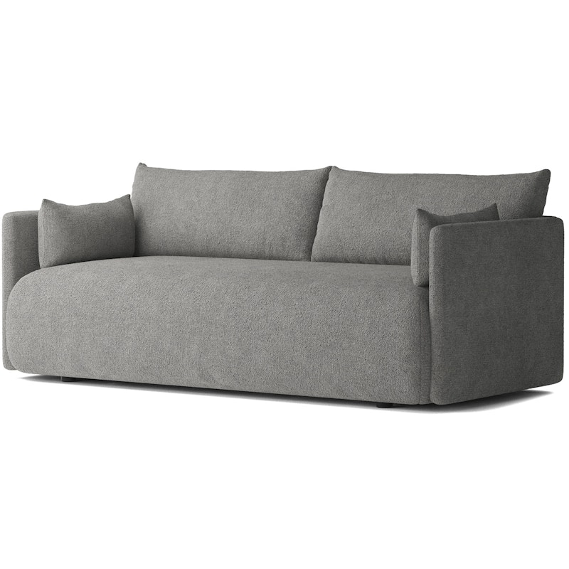 Offset 2-personers Sofa, Bouclé Mørkegrå