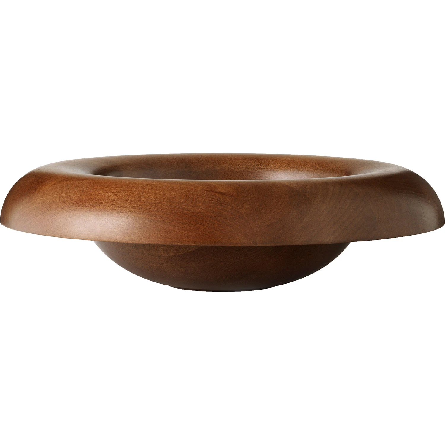Audo Copenhagen Rond Sk&aring;l 45 Cm - Serveringssk&aring;le B&oslash;g Brun - 71045-000895