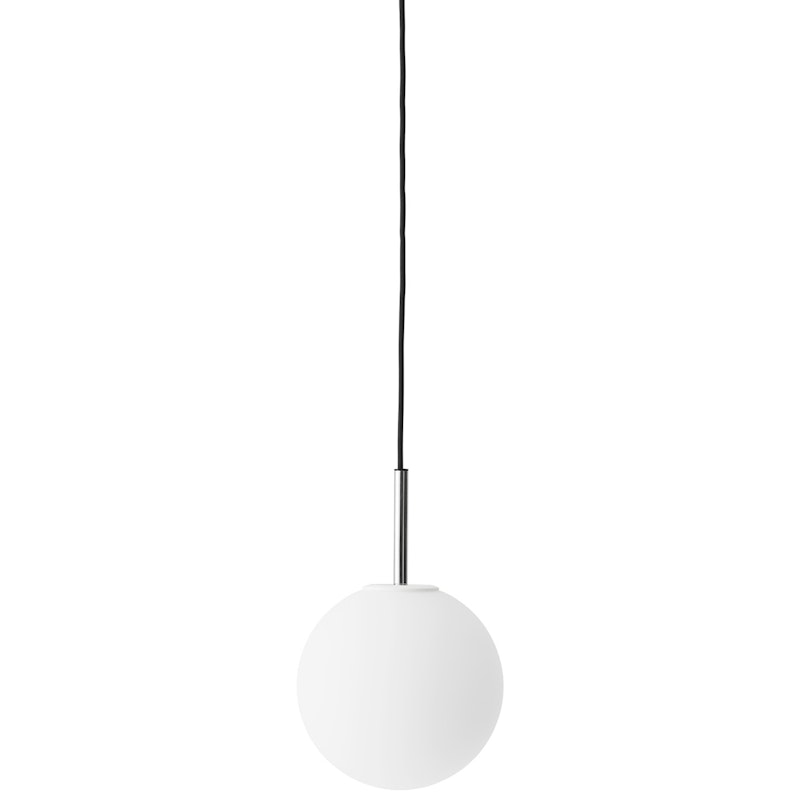 Tr Bulb Pendel, Mat / Poleret Stål
