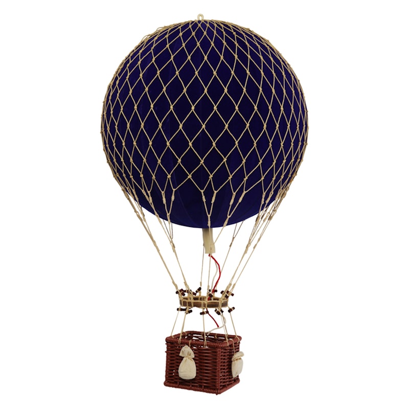 Royal Aero Luftballon Fløjl Ø32 cm, Blå