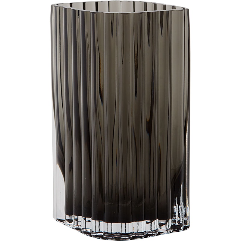 Folium Vase 20 cm, Sort