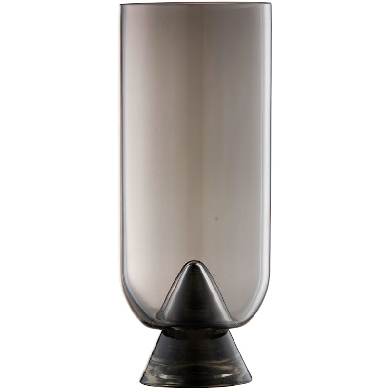 Glacies Vase Sort 23,5 cm