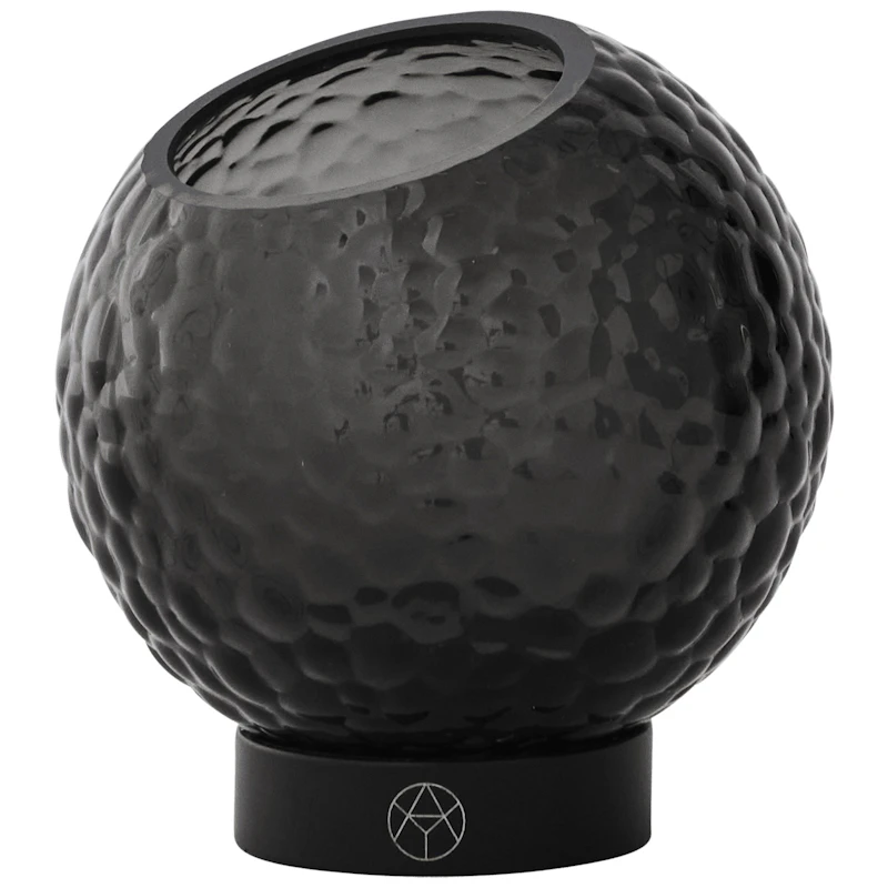 Globe Bubbles Lysestage Ø10 cm, Sort