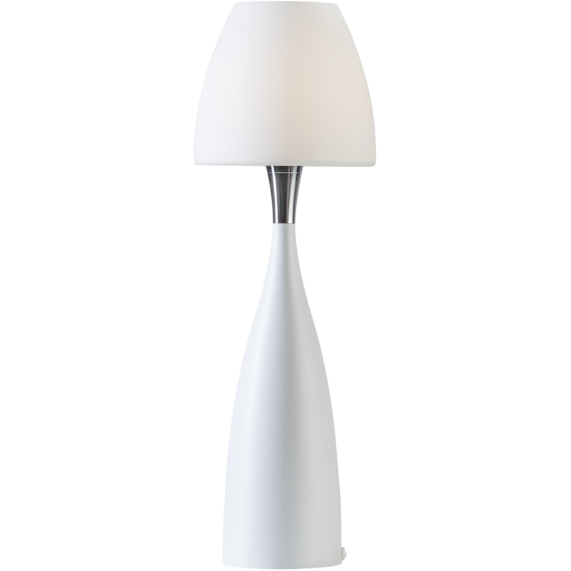 Anemon Bordlampe LED Large, Hvid Opal