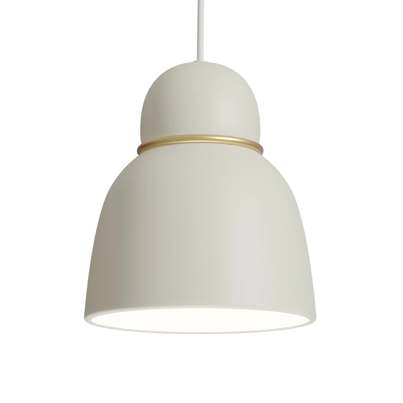 Bird Pendel Ø17 cm, Sand / Messing