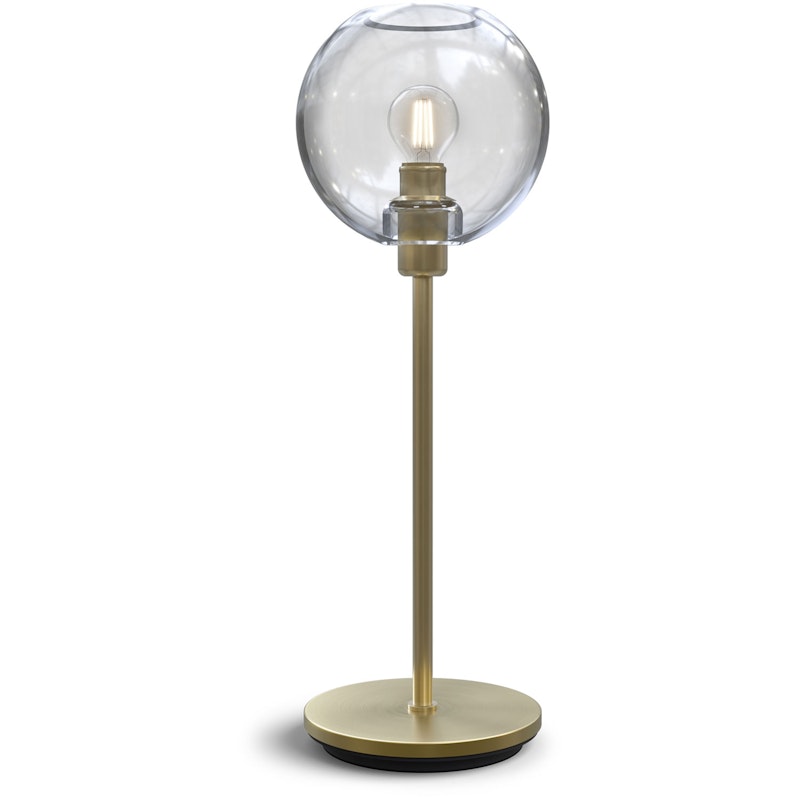 Gloria Bordlampe, Messing / Klar