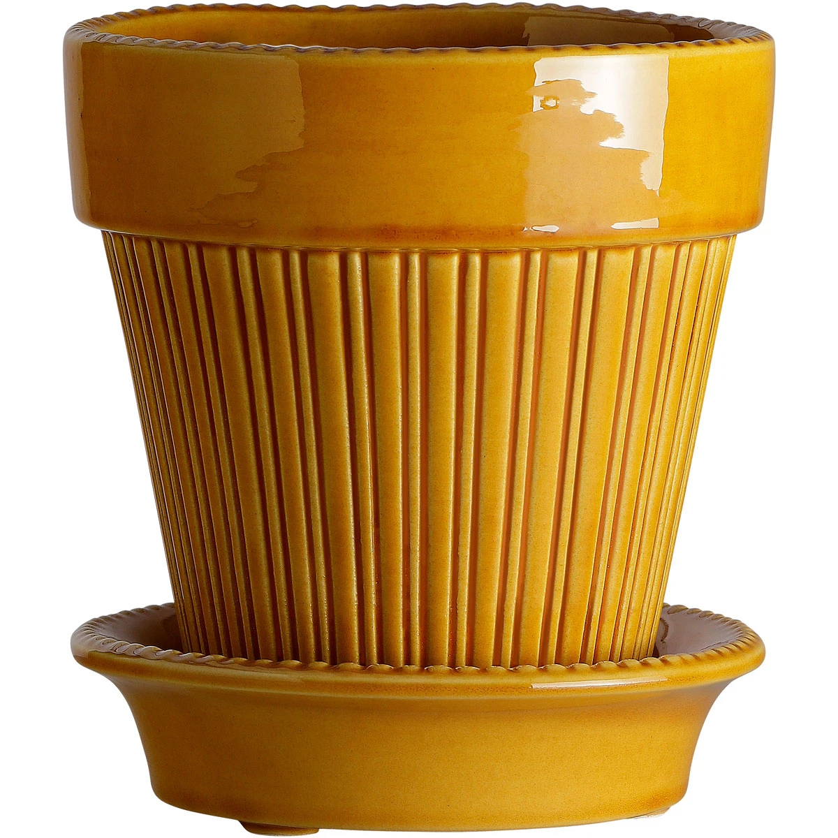 Bergs Potter Simona Pot Yellow 16 Cm - Krukker Ler Gul - SCY16S