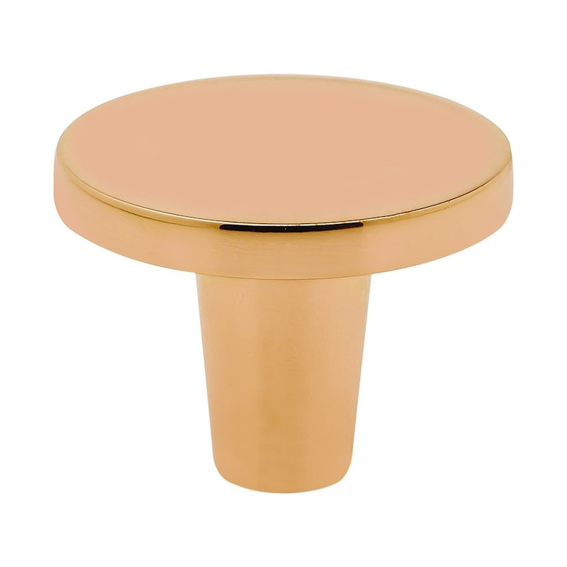 Dalby knop, poleret kobber