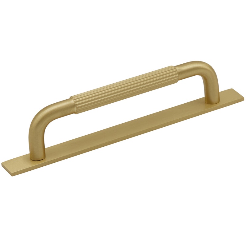 Handle Helix Stripe / Tray-128 - Brass