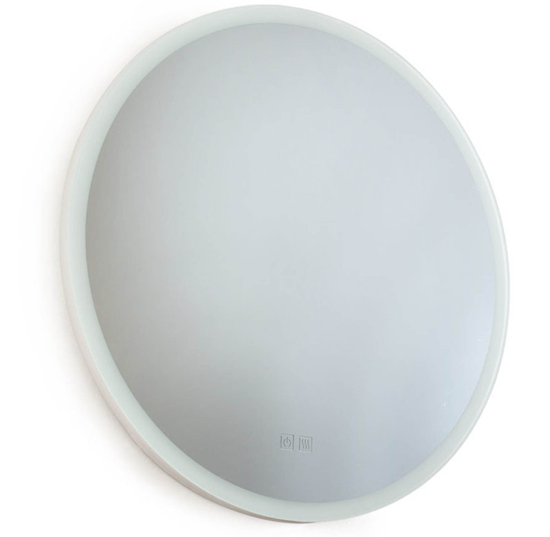 IO Vægspejl Med LED-lys Ø60 cm