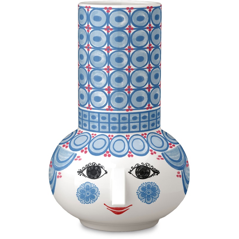 Lysestage H14 cm, Lyseblå