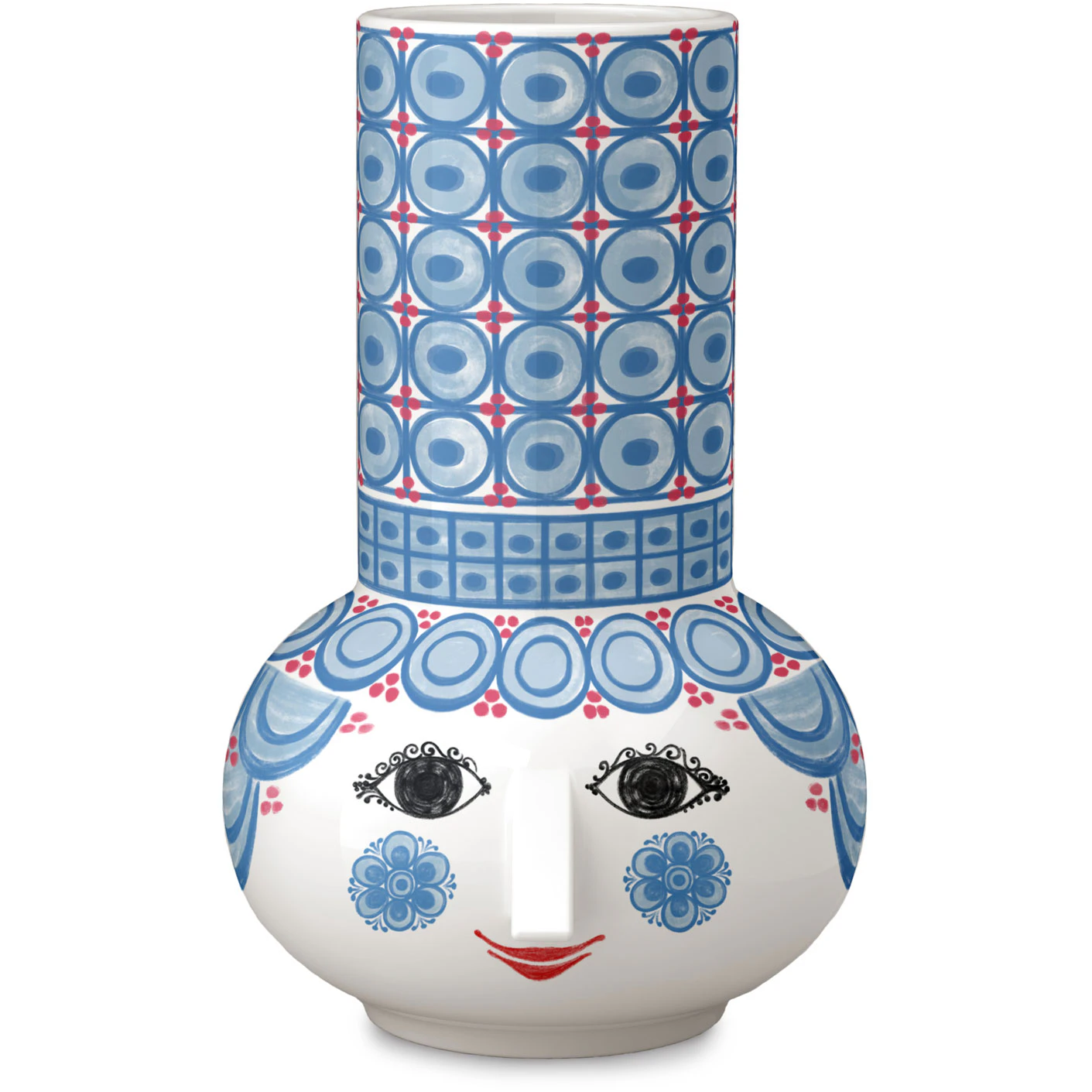 Bj&oslash;rn Wiinblad Lysestage H14 Cm - Lysestager Keramik Lysebl&aring; - 53115