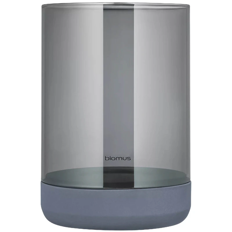 Calma Lysestage Steel Grey/Smoke 22,5 cm