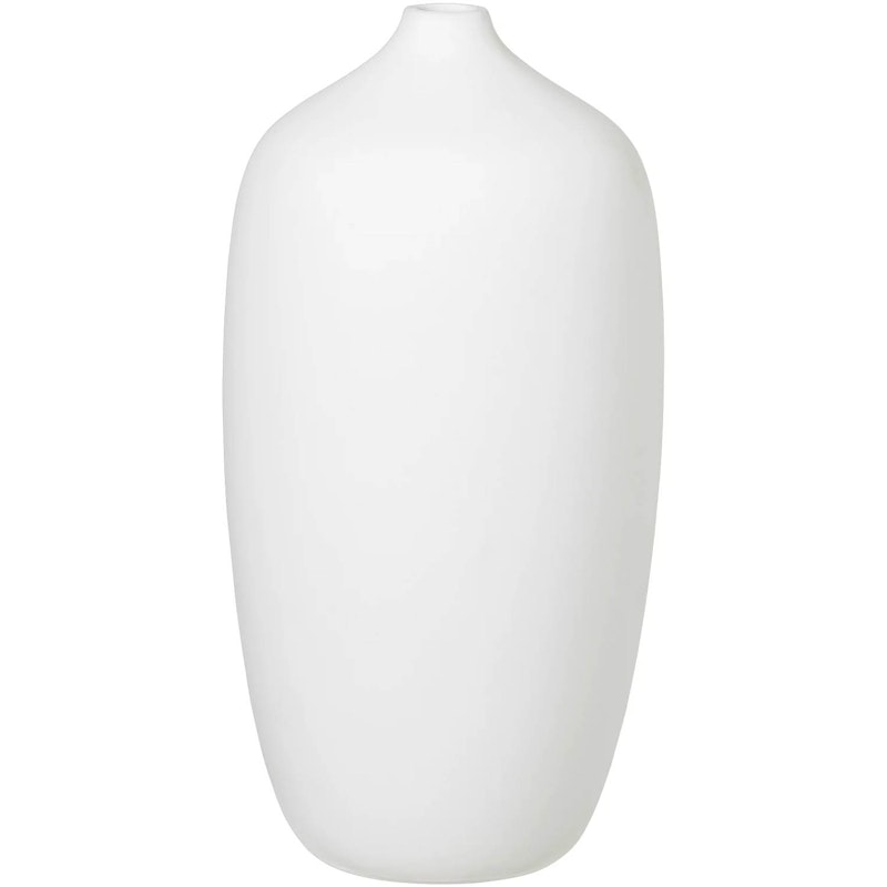 Ceola Vase Keramik 25 cm, Hvid