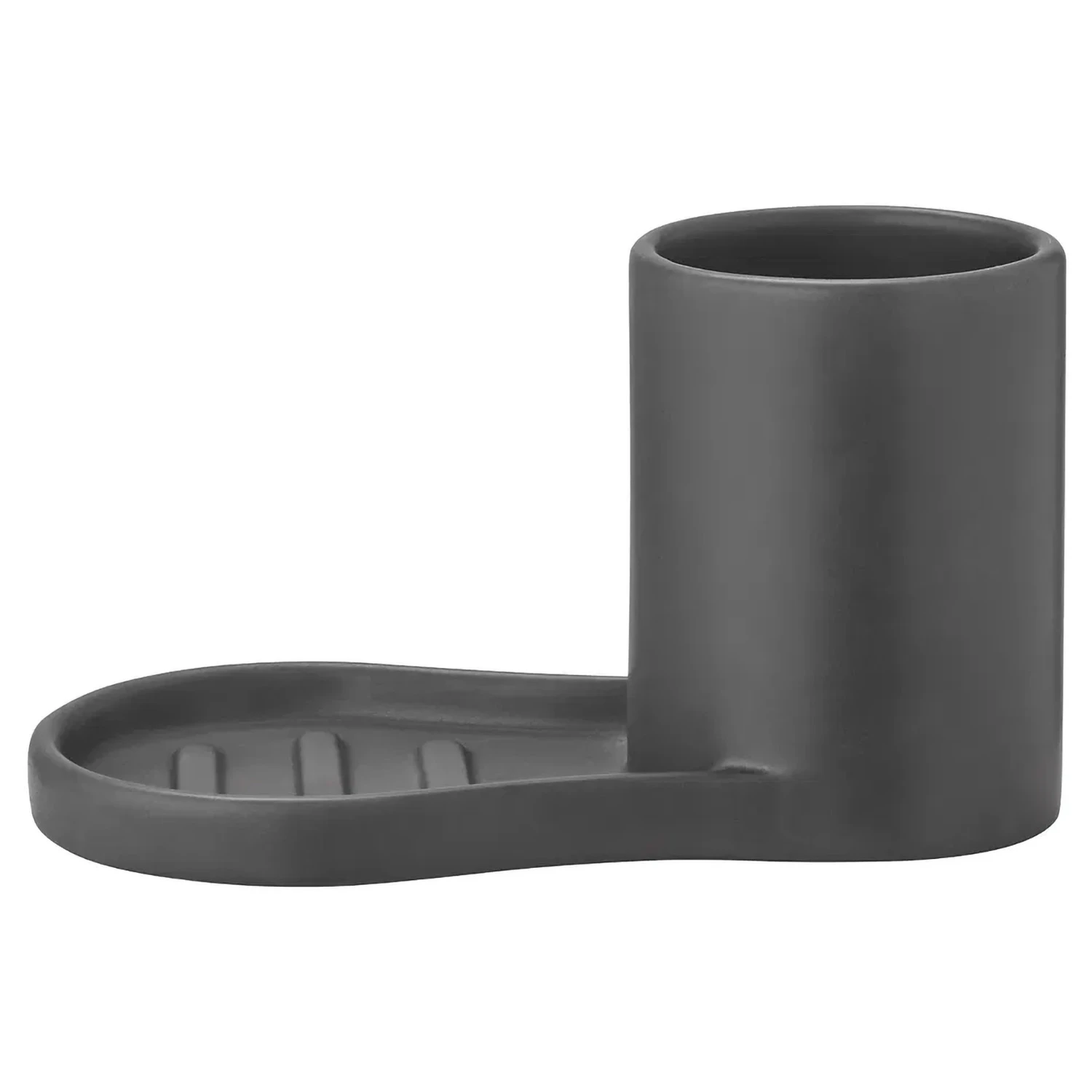 Blomus Piro S&aelig;beholder 10 x 17,5 Cm - S&aelig;besk&aring;le Stent&oslash;j Sort - 64554