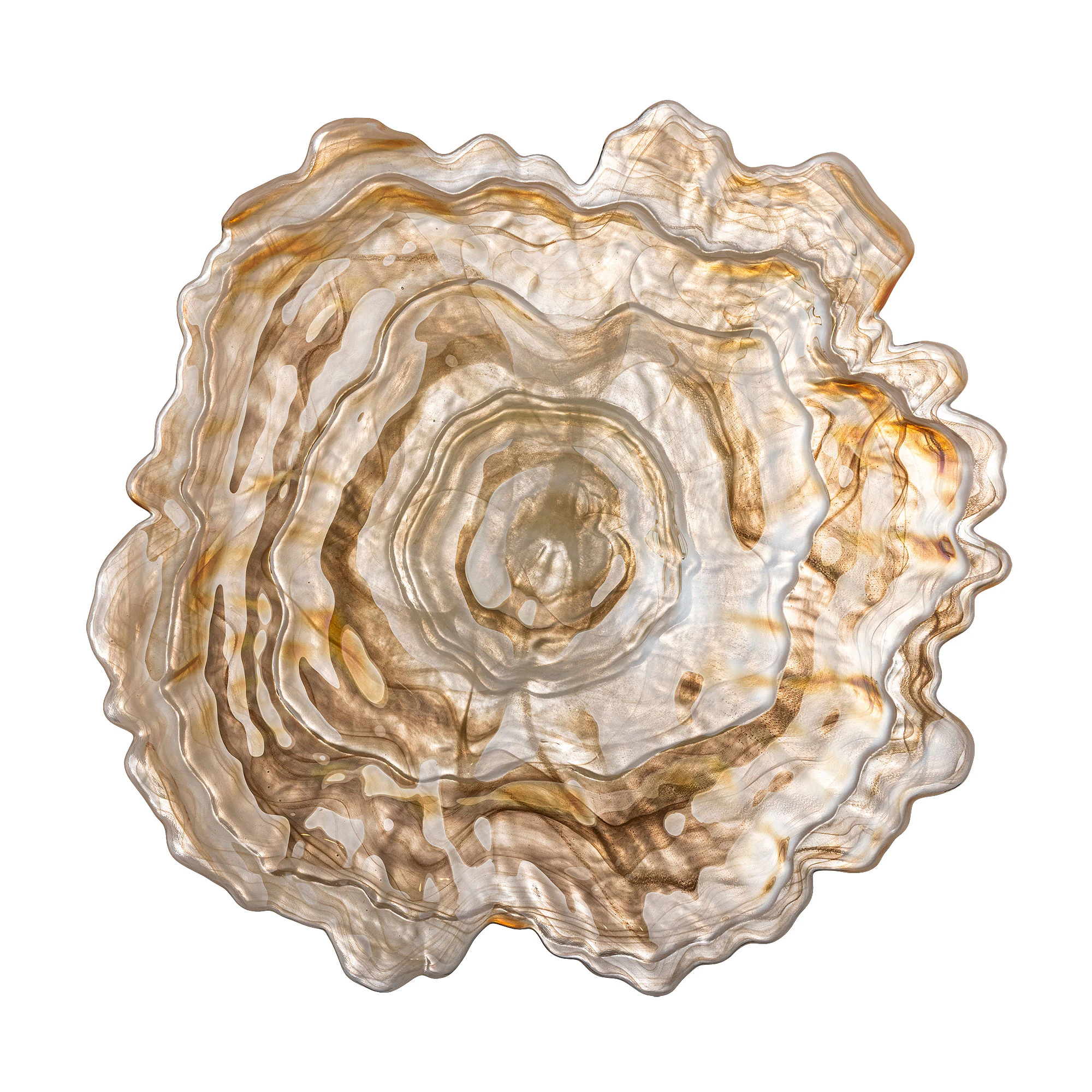 Bloomingville Asimi Bowl &Oslash;38,5 Cm - Serveringssk&aring;le Glas Nature - 82068717