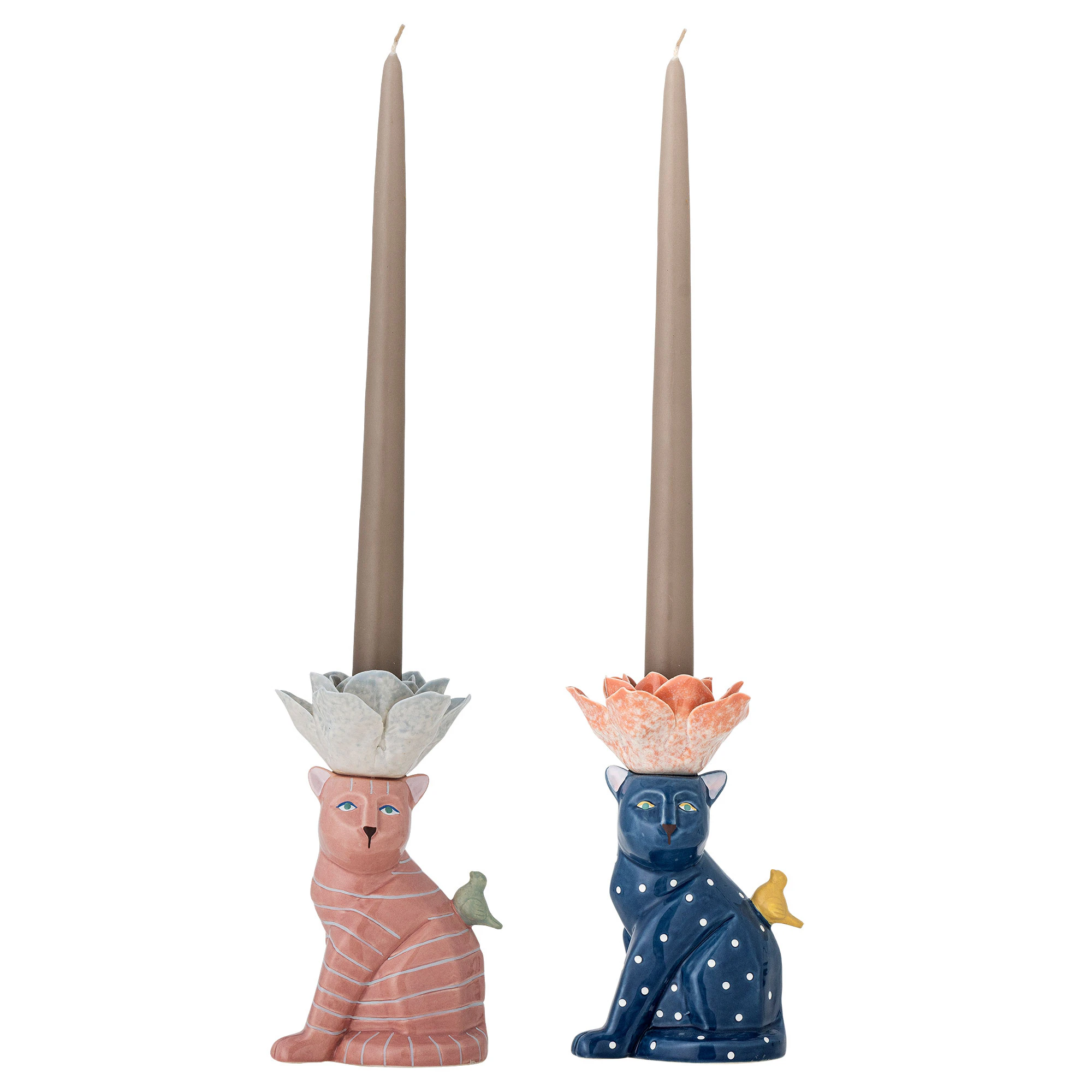 Bloomingville Eri Candlestick - Lysestager Stent&oslash;j Multi - 82063260